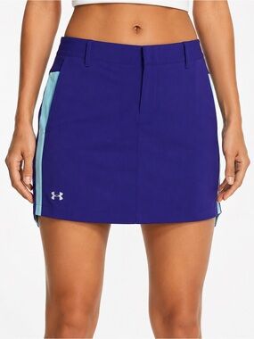 Under Armour Women's Deep Purple Skort with Mint Side Panels